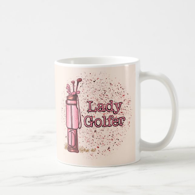 Taza De Café Lady Golfer (Derecha)