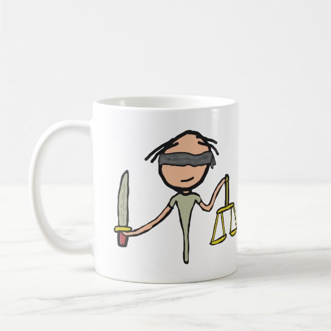 Taza De Café Lady Justice (Izquierda)