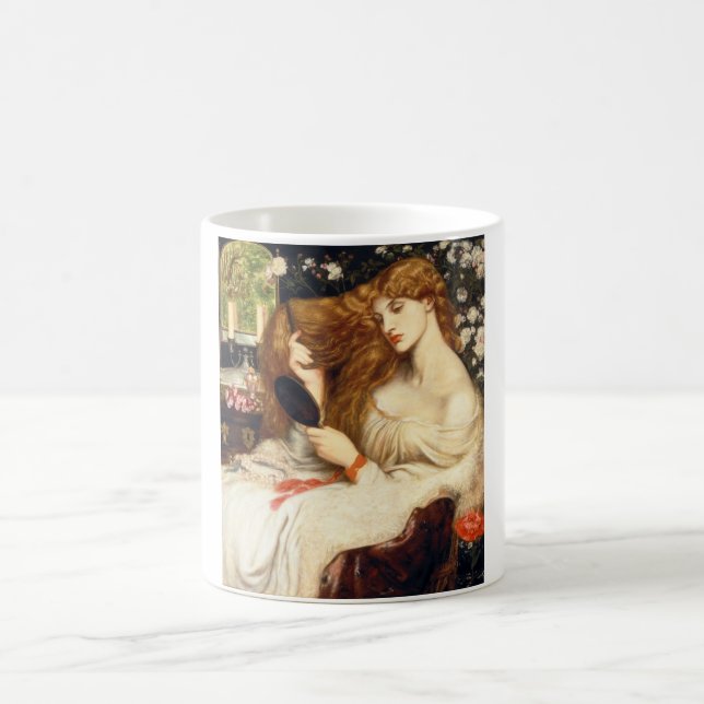 Taza De Café Lady Lilith (Belleza asombrosa con el cabello larg (Centro)