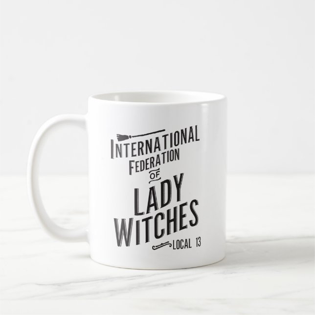 Taza De Café Lady Witches Halloween Mug (Izquierda)