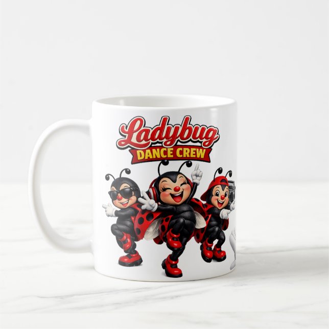 Taza De Café Ladybug Dance Crew (Izquierda)