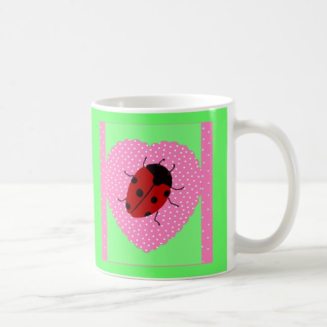 Taza De Café Ladybug de Pascua (Derecha)