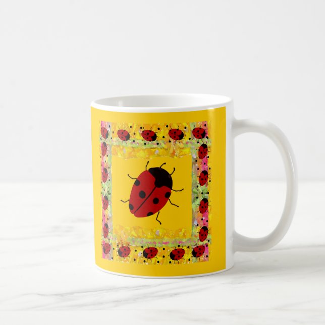 Taza De Café Ladybug del Día de la Madre (Derecha)