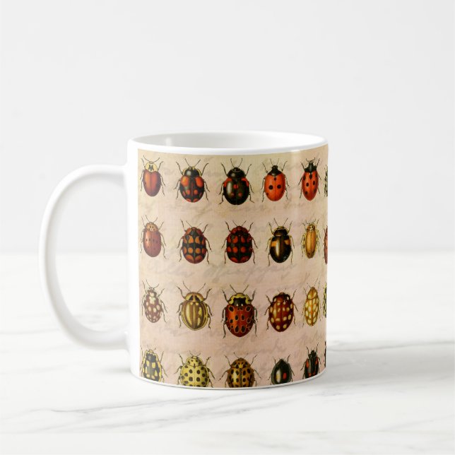 Taza De Café Ladybug Ladybird Beetle Insect Bug (Izquierda)