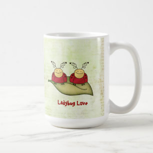 Taza De Café Ladybug Love Whimsical Graphic Mug
