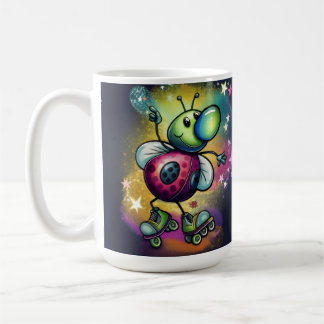 Taza De Café Ladybug Roller Disco Mug