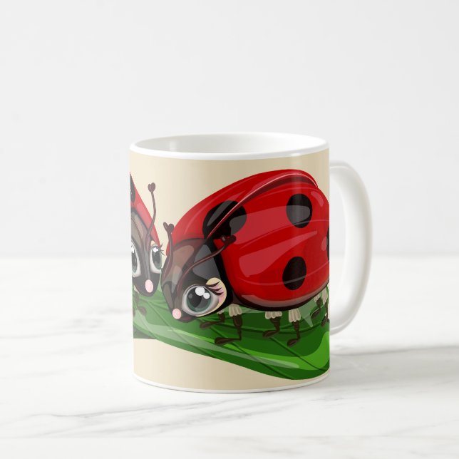 Taza De Café Ladybugs  (Anverso derecho)