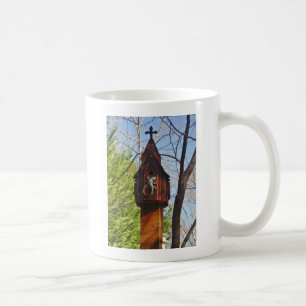 Taza De Café lagarto gris de madera desgastada