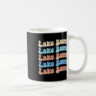 Taza De Café Lago Bum Retro Groovy Vida de Lago Vibraciones de