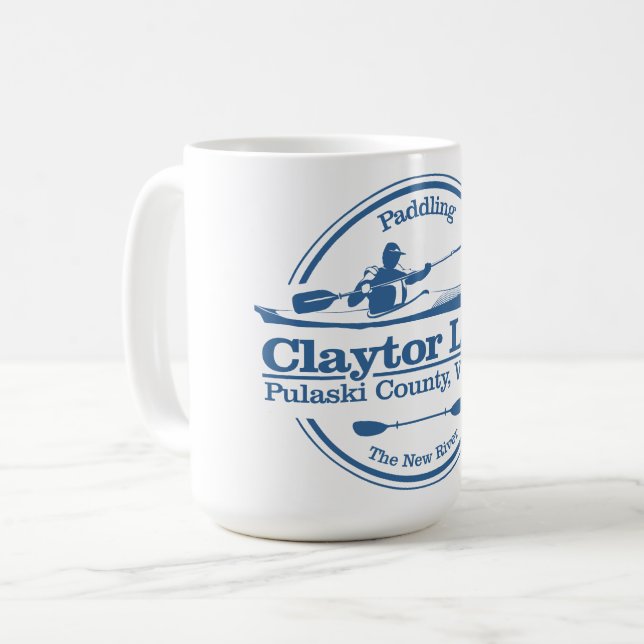 Taza De Café Lago Claytor (SK) (Anverso izquierdo)