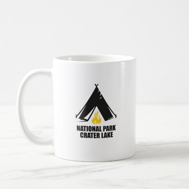 Taza De Café Lago Crater - Oregón (Izquierda)