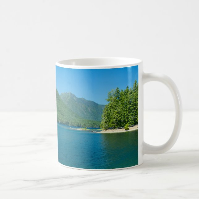 Taza De Café Lago Cushman en verano (Derecha)