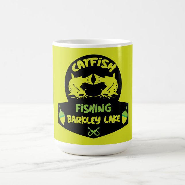 Taza De Café Lago de pesca de altura Barkley Kentucky (Centro)