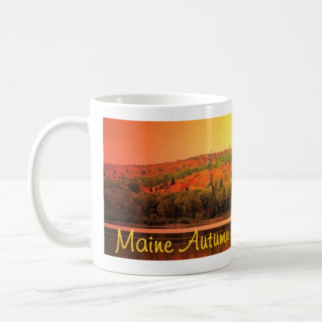 Taza De Café lago del otoño (Izquierda)