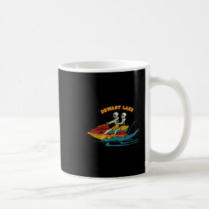 Taza De Café Lago Dewart Indiana Esqueleto Divertido Moto de Ag