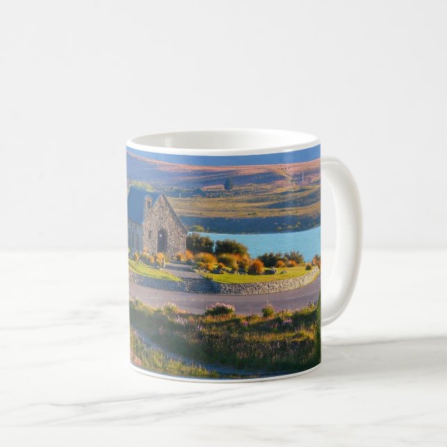 Taza De Café Lago Escenario Tekapo (Anverso derecho)