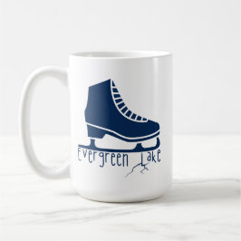 Taza De Café Lago Evergreen, Patinaje Hielo de Colorado