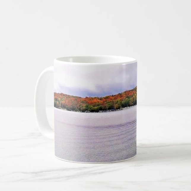Taza De Café Lago Ginebra, Wisconsin (Anverso izquierdo)