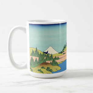 Taza De Café Lago Hokusai Hakone en la provincia de Sagami