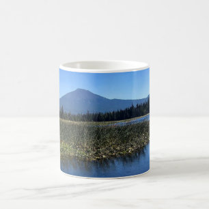 Taza De Café Lago Hosmer en Verano, Oregón
