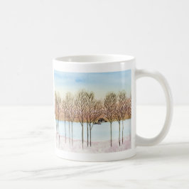 Taza De Café Lago invernal