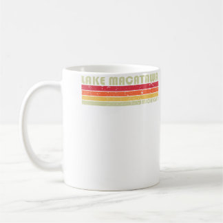 Taza De Café Lago Macatawa Michigan Divertido Verano de Pesca C