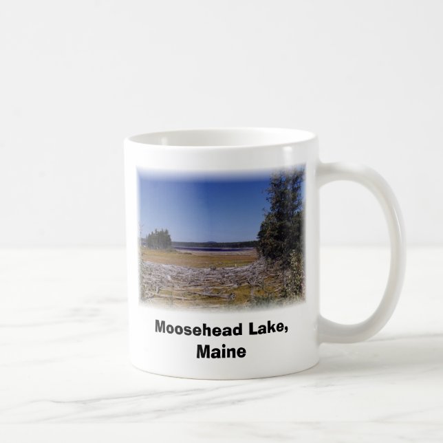 Taza De Café Lago Moosehead, Maine (Derecha)