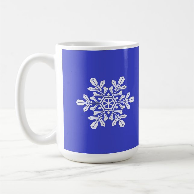Taza De Café Lago Mug Blue Snow (Izquierda)