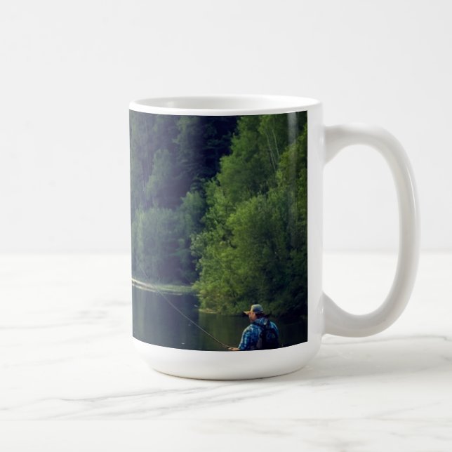 Taza De Café Lago Natural Mug - Aguas tranquilas y belleza escé (Derecha)