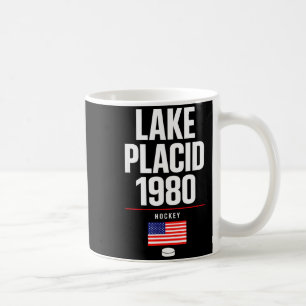 Taza De Café Lago placentero 1980 hockey vintage puck EE. UU. N