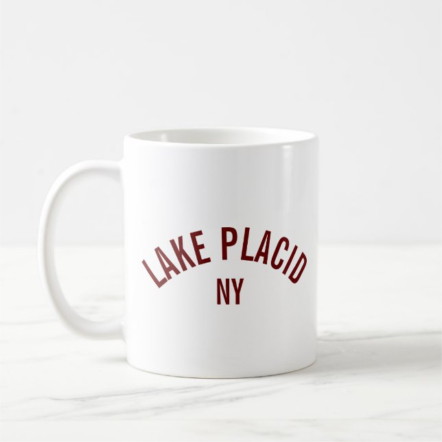 Taza De Café Lago Placid - Camiseta NY (Izquierda)