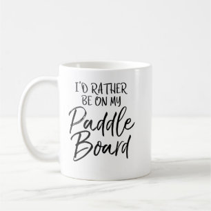 Taza De Café Lago Prefiero Estar En Mi Cartel De Acompañamiento