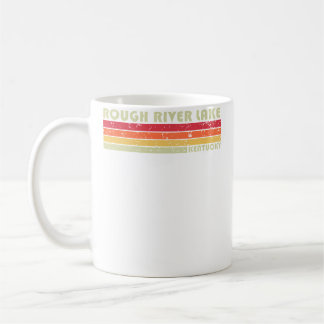Taza De Café Lago Rough River Kentucky Divertido Pescar Camping