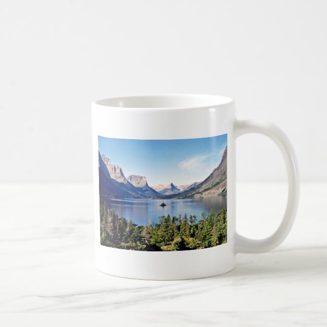 Taza De Café Lago st. Mary - Parque Nacional Glacier (Derecha)
