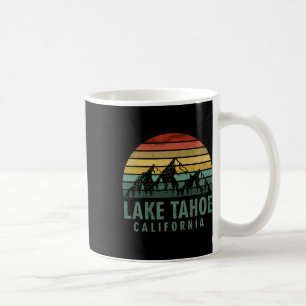 Taza De Café Lago Tahoe California Montañas Vintage Senderismo