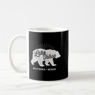 Taza De Café Lago Tahoe Vintage Retro Bear California Nevada