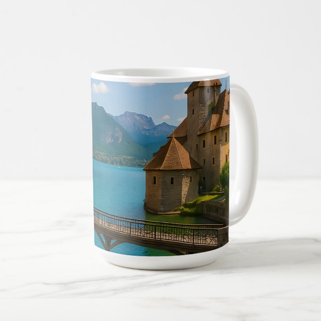 Taza De Café Lago Turquesa de Annecy (Anverso derecho)