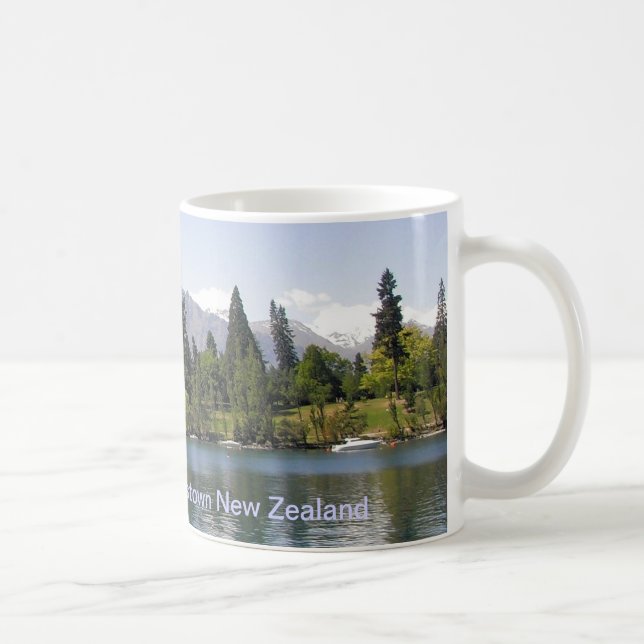 Taza De Café Lago Wakatipu Queenstown Nueva Zelanda (Derecha)
