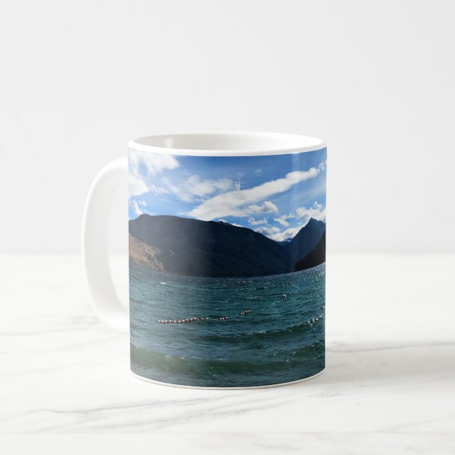 Taza De Café Lago Wallowa, Oregón (Anverso izquierdo)