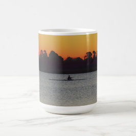 Taza De Café Lago Wendouree Calma Antes del Anochecer