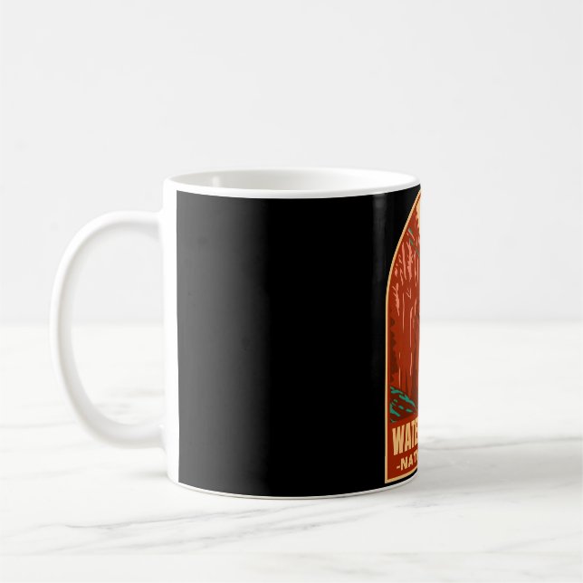 Taza De Café Lagos de Waterton , Alberta � Espíritu de las mont (Izquierda)