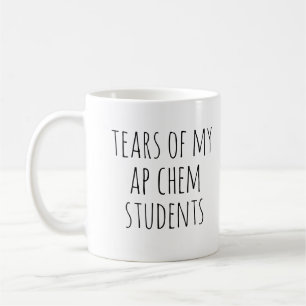 Taza De Café Lágrimas de la divertida gratitud de mis estudiant