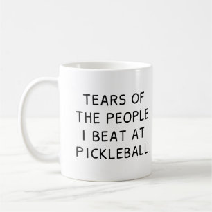 Taza De Café Lágrimas De La Gente A La Que Golpeo En El Pickleb