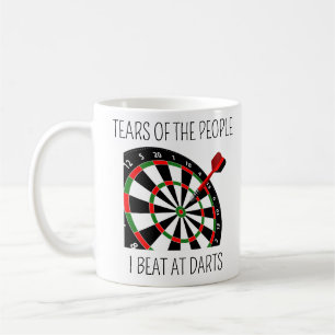 Taza De Café Lágrimas De La Gente Que Derroto En Dardos