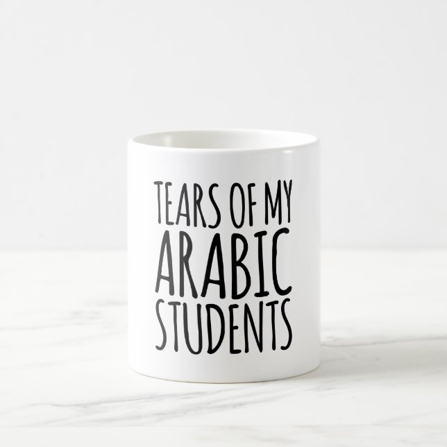 Taza De Café Lágrimas De Mi Estudiante Árabe (Centro)