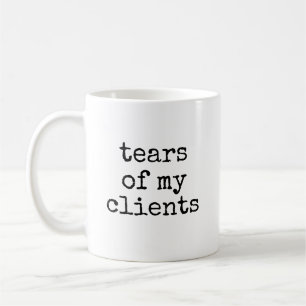 Taza De Café Lágrimas De Mis Clientes Entrenador Personal Diver