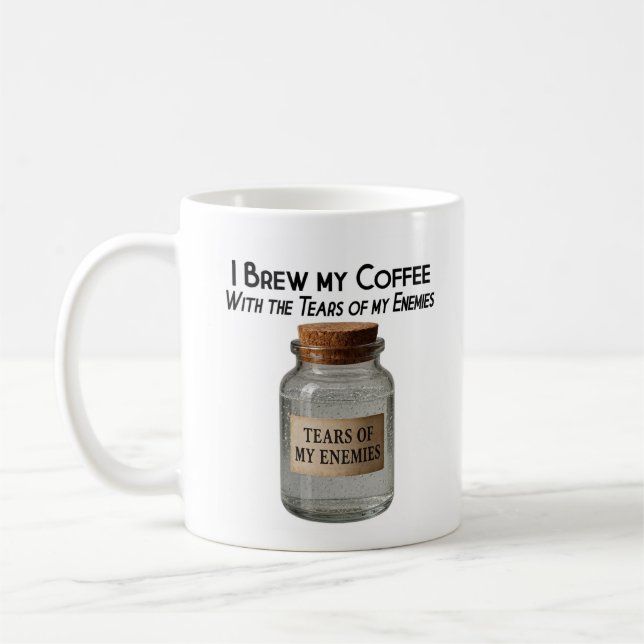 Taza de café Lágrimas de mis enemigos (Izquierda)