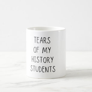 Taza De Café Lágrimas de mis estudiantes de historia