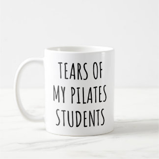 Taza De Café Lágrimas de mis estudiantes de Pilates Instructor