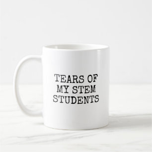 Taza De Café Lágrimas De Mis Estudiantes De Stem Profesor Diver
